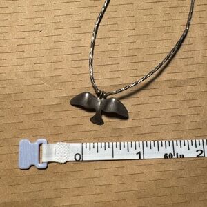 Stylish Silver Bird Necklace